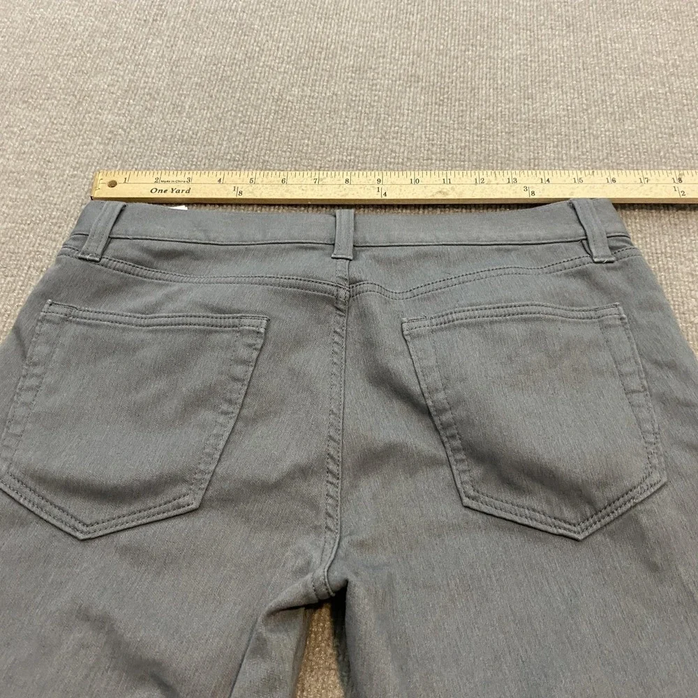 Banana Republic Traveler Jeans Mens 31x32 Gray Med Wash Slim Straight Denim